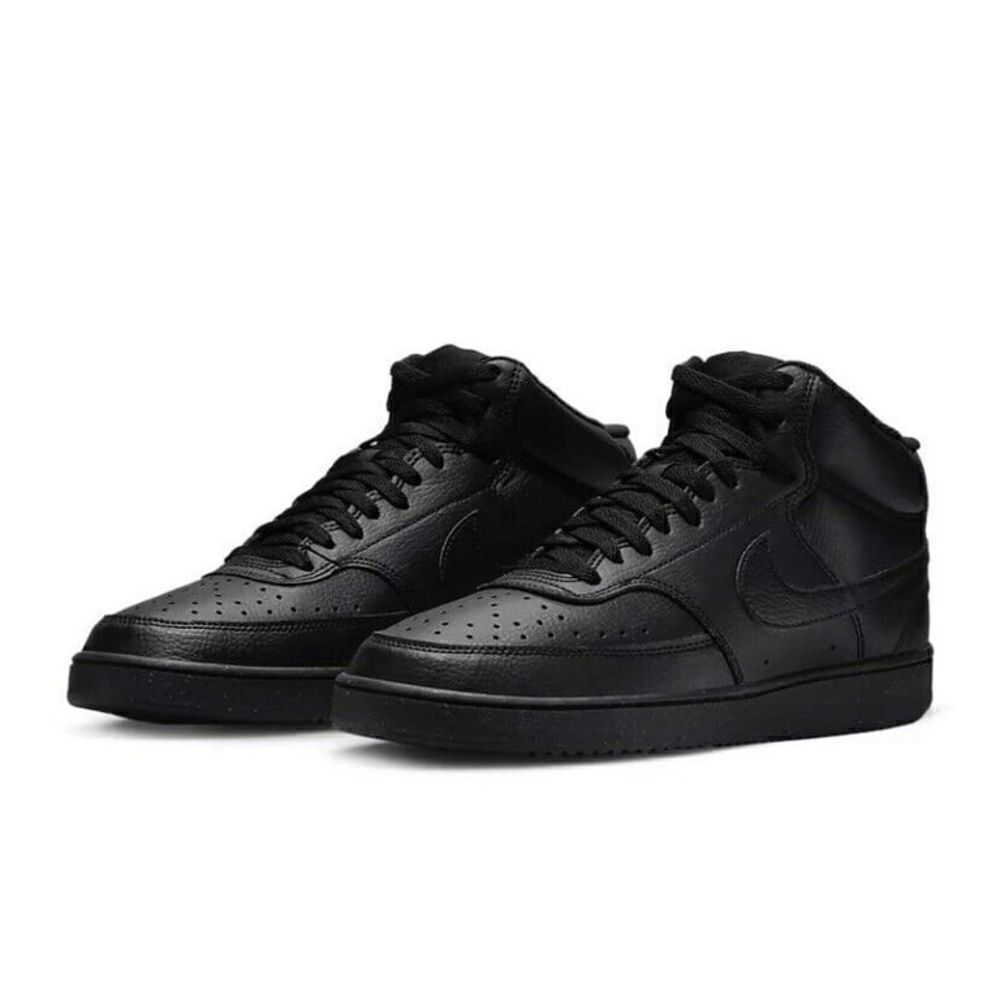 Nike Court Vision Mid Next Nature Black Basketball Shoes size 12